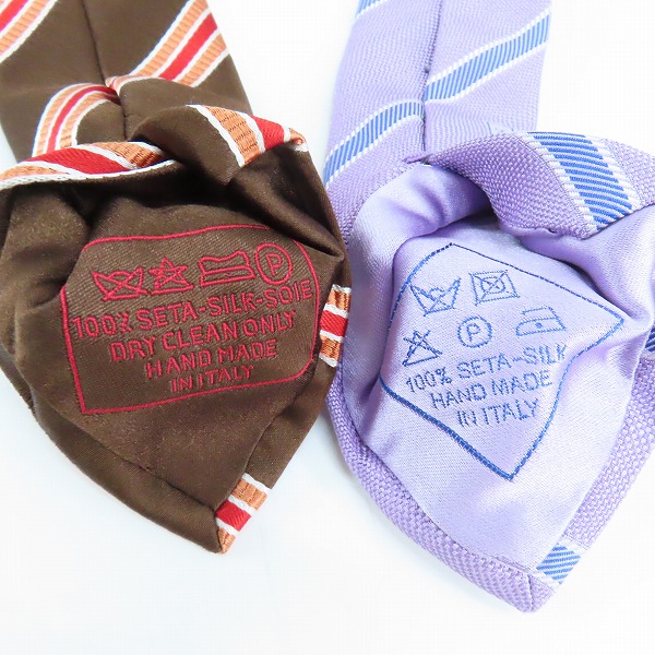 実際に弊社で買取させて頂いたBrioni/ブリオーニ シルク ネクタイ 4点セットの画像 3枚目