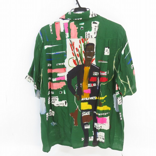 実際に弊社で買取させて頂いたWACKO MARIA/ワコマリア JEAN-MICHEL BASQUIAT/HAWAIIAN SHIR TYPE-2 アロハシャツ BASQUIAT-WM-HI05/Mの画像 1枚目