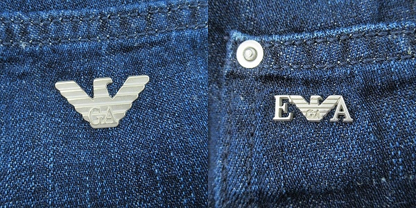 実際に弊社で買取させて頂いたEMPORIO ARMANI/エンポリオアルマーニ デニムパンツ 3G1J45 1D4UZ/30の画像 6枚目