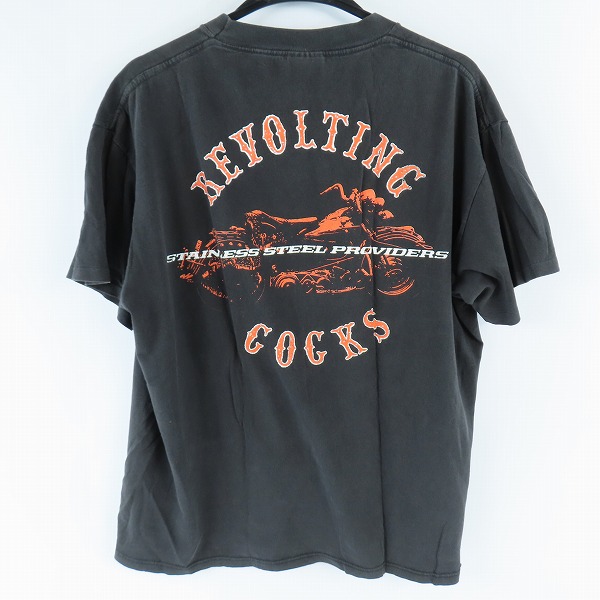 実際に弊社で買取させて頂いたBROCKUM/ブロッカム 90S ヴィンテージ REVOLTING COCKS プリント Tシャツ XLの画像 1枚目