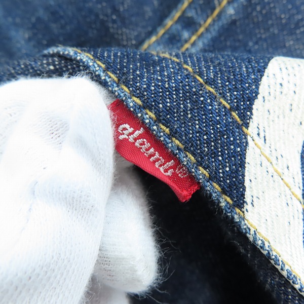 実際に弊社で買取させて頂いたglamb/グラム インディゴデニムパンツ/ペインターパンツ GB09WT/P14/2の画像 7枚目