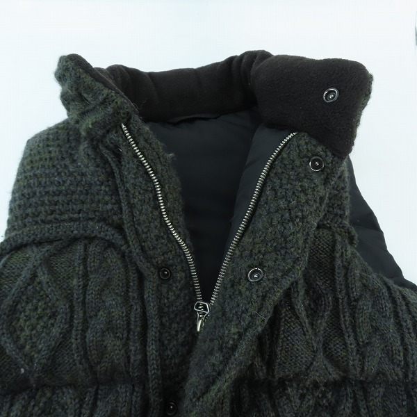 実際に弊社で買取させて頂いたMIHARA YASUHIRO/ミハラヤスヒロ ケーブルニットベスト/Sの画像 2枚目