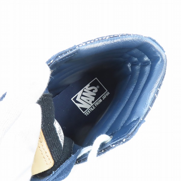 実際に弊社で買取させて頂いた【未使用】VANS/バンズ ペイズリー柄 ハイカットスニーカー 584639-0001/26の画像 4枚目
