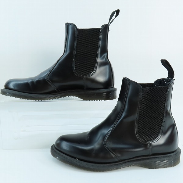 実際に弊社で買取させて頂いたDr.Martens/ドクターマーチン FLORA/フローラ サイドゴアブーツ 14649001/UK6の画像 3枚目