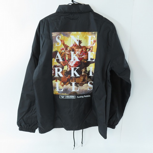 実際に弊社で買取させて頂いた(3)【未使用】FR2 × SNKRDUNK/エフアールツー × スニーカーダンク Angel Coach Jacket Black FRC2905/Mの画像 1枚目