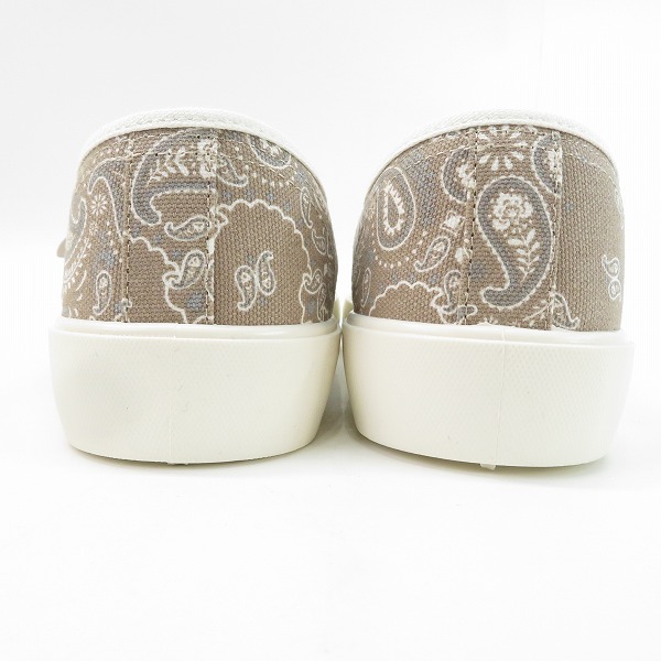 実際に弊社で買取させて頂いた【未使用】MIHARAYASUHIRO/ミハラヤスヒロ ローカットスニーカー ペイズリー柄 333539/25の画像 1枚目