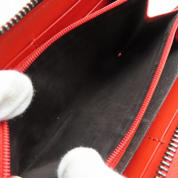 実際に弊社で買取させて頂いたGUCCI/グッチ グッチシマラウンドジップ長財布 307987-525040の画像 6枚目