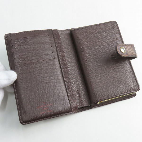 実際に弊社で買取させて頂いたLOUIS VUITTON/ルイ・ヴィトン ダミエ 二つ折り財布 N61674の画像 4枚目