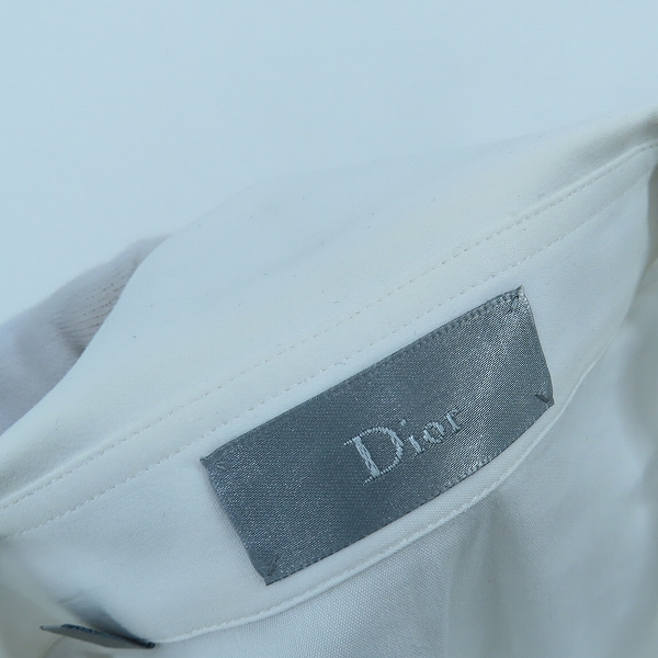 実際に弊社で買取させて頂いた【JPタグ】DIOR HOMME/ディオールオム アトリエロゴライン入り 長袖シャツ 863C563A1223/40の画像 7枚目