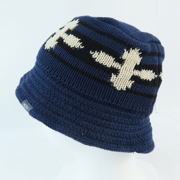 実際に弊社で買取させて頂いたCHALLENGER/チャレンジャー CRUSHER HAT クラッシャー ハット ネイビー/Mの画像 3枚目