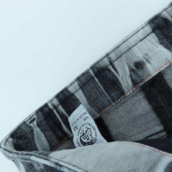 実際に弊社で買取させて頂いたDIESEL/ディーゼル D-KRAS デニムパンツ W32L30の画像 8枚目