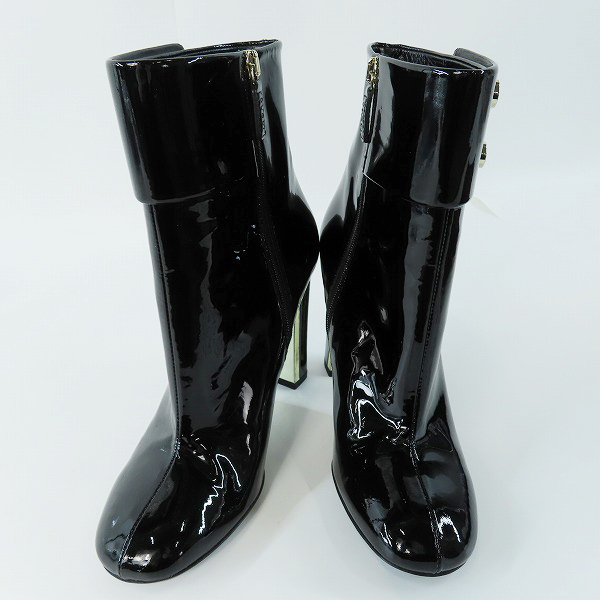 実際に弊社で買取させて頂いたGUCCI/グッチ エナメルレザー ショートブーツ/37