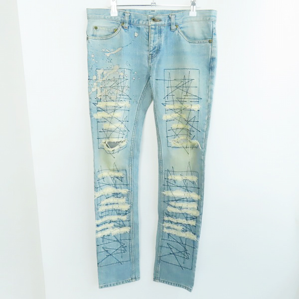 実際に弊社で買取させて頂いたHYSTERICS/ヒステリック  ダメージ加工 デニム 3AP-3713/M