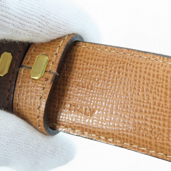 実際に弊社で買取させて頂いたS.T.Dupont/デュポン レザーベルトの画像 5枚目