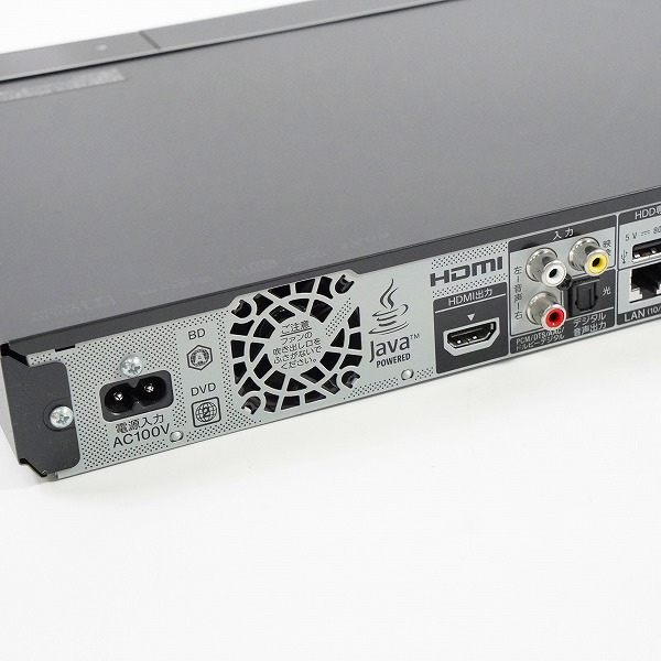 実際に弊社で買取させて頂いたSONY/ソニー BDZ-EW1200 2015年製 ブルーレイディスクレコーダー 簡易動作確認済みの画像 5枚目