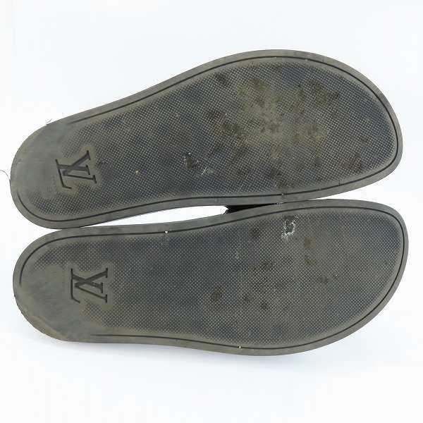 実際に弊社で買取させて頂いたLOUIS VUITTON/ルイヴィトン モノグラム エクリプス ウォーターフロントライン ミュール シャワーサンダル 8の画像 2枚目