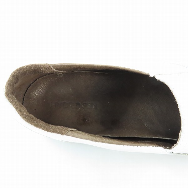 実際に弊社で買取させて頂いたHYDROGEN /ハイドロゲン メキシカンスカル スリッポン ホワイト/44の画像 4枚目