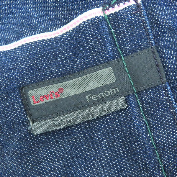 実際に弊社で買取させて頂いたLEVI'S/リーバイス FENOM 207M Painted Green Stitch/グリーンステッチ FM207-0032/W34 L32の画像 7枚目