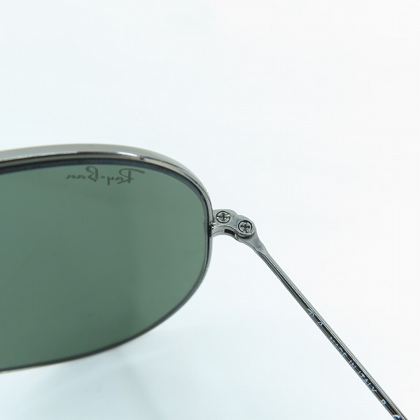 実際に弊社で買取させて頂いたRay-Ban/レイバン AVIATOR アビエーター/LARGE METAL ティアドロップ サングラス/アイウェア RB3025の画像 4枚目