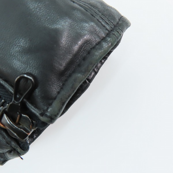 実際に弊社で買取させて頂いたSHELLAC/シェラック 羊革/レザー ダウンジャケット 35006/48の画像 9枚目