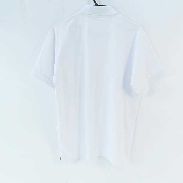 実際に弊社で買取させて頂いたBRIEFING/ブリーフィング ゴルフウェア CR MENS EARTH POLO RELAXED FIT ポロシャツ ホワイト BRG231M23 Mの画像 1枚目