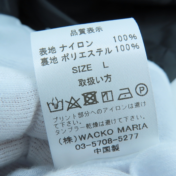 実際に弊社で買取させて頂いたWACKO MARIA×NECK FACE/ワコマリア×ネックフェイス 24SS COACH JACKET/コーチジャケット/Lの画像 3枚目