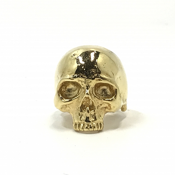 実際に弊社で買取させて頂いたmastermind JAPAN/マスターマインドジャパン ゴールドメッキ スカル リング 10号の画像 1枚目