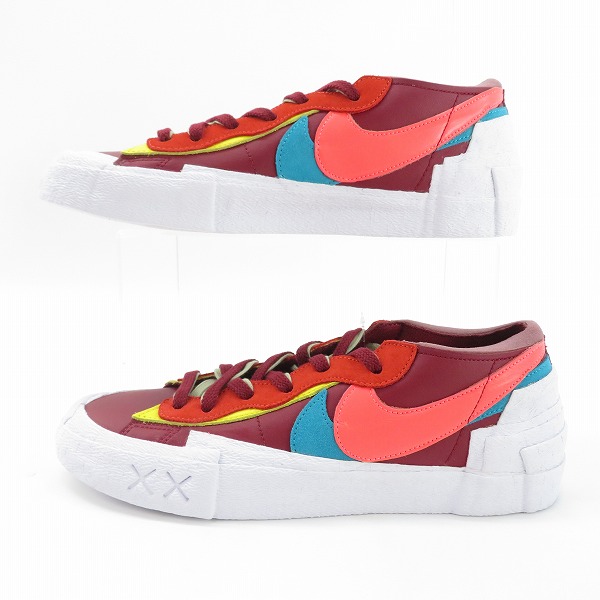 実際に弊社で買取させて頂いた【未使用】NIKE×SACAI×KAWS/ナイキ×サカイ×カウズ BLAZER LOW Team Red ブレーザー DM7901-600 28.0の画像 3枚目