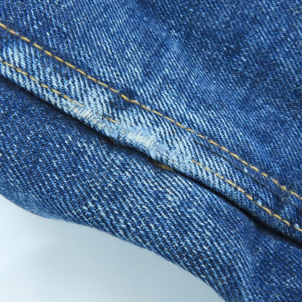 実際に弊社で買取させて頂いたLEVI'S/リーバイス 刻印526 3rdサード BIG E Gジャン/デニムジャケットの画像 7枚目