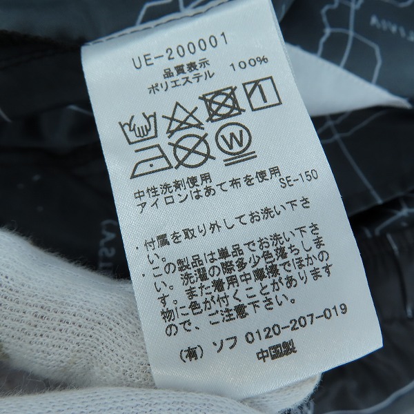 実際に弊社で買取させて頂いたUNIFORM EXPERIMENT/ユニフォームエクスペリメント 20SS WORLD MAP EASY SHORTS ショートパンツ UE-200001/2の画像 4枚目