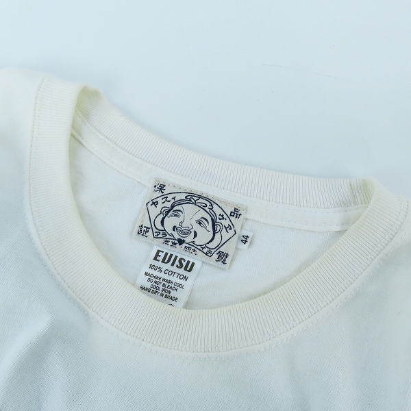 実際に弊社で買取させて頂いたEVISU/エヴィス カモメプリント Tシャツ /44の画像 4枚目