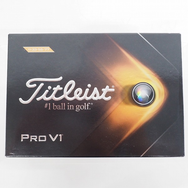 実際に弊社で買取させて頂いた【未使用】Titleist/タイトリスト PRO V1 ゴルフボール ホワイト 1ダースの画像 2枚目