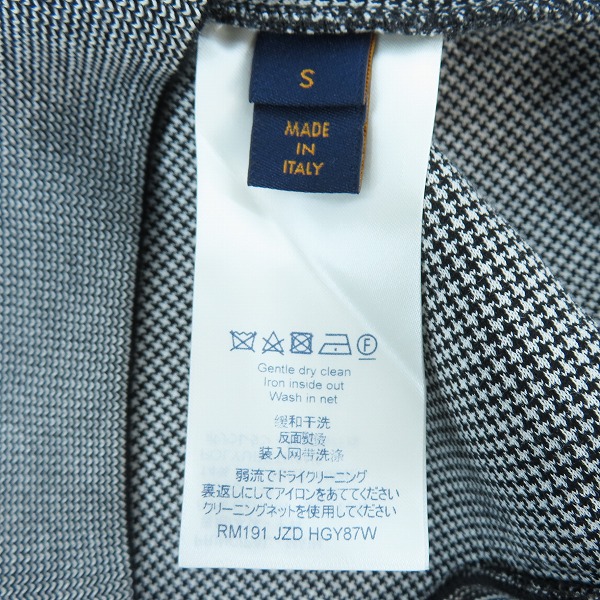 実際に弊社で買取させて頂いた【JPタグ】LOUIS VUITTON/ルイヴィトン 19SS OZオズの魔法使い ブリックロード ボンディングパーカー RM191 JZD HGY87W/Sの画像 4枚目