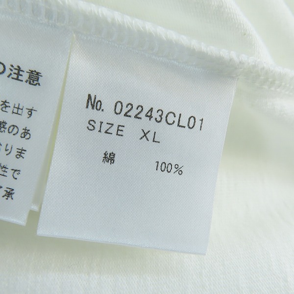 実際に弊社で買取させて頂いた【未使用】HYSTERIC GLAMOUR/ヒステリックグラマー プリントデザイン カットソー Tシャツ 02243CL01500/XLの画像 3枚目