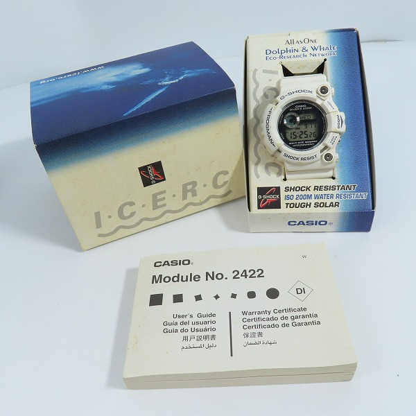 実際に弊社で買取させて頂いたG-SHOCK/Gショック FROGMAN/フロッグマン 第6回 イルクジ タフソーラー GW-206K-7JRの画像 8枚目