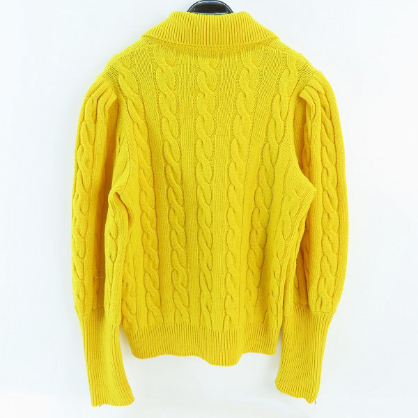 実際に弊社で買取させて頂いたTHE NORTH FACE × GUCCI/ノースフェイス×グッチ 22SS ロゴ刺繍ハーフジップニット 671687 XKB2A/Mの画像 1枚目