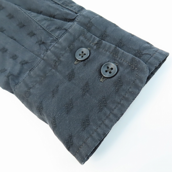 実際に弊社で買取させて頂いたHUGO BOSS/ヒューゴボス 総柄長袖シャツ スリムフィット/Sの画像 7枚目