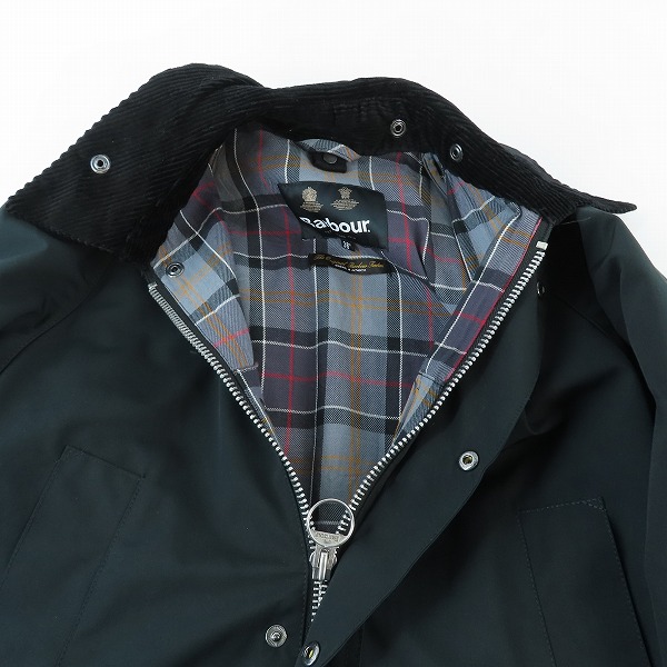 実際に弊社で買取させて頂いたBarbour/バブアー ポリエステル コーデュロイ 切替 ジャケット 232MCA0458/36の画像 2枚目