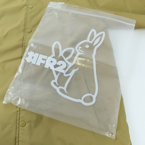 実際に弊社で買取させて頂いた【未使用】FR2 × SNKRDUNK/エフアールツー × スニーカーダンク Angel Coach Jacket FRC2905/XLの画像 8枚目