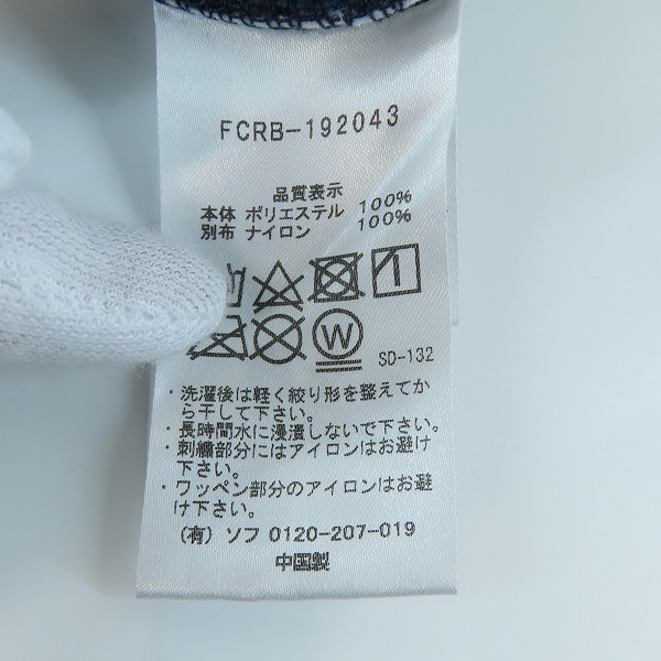 実際に弊社で買取させて頂いたF.C.RealBristol/エフシーレアルブリストル POLARTEC MICRO FLEECE L/S TOP フリース FCRB-192043 Lの画像 3枚目