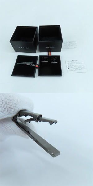 実際に弊社で買取させて頂いたPaul Smith/ポールスミス ネクタイピン カフスボタン 2点セットの画像 9枚目