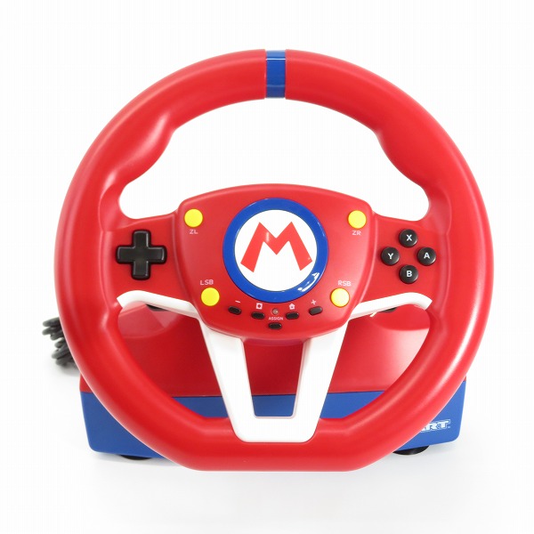 実際に弊社で買取させて頂いたHORI/ホリ マリオカートレーシングホイール for Nintendo Switch/NSW-204/ハンドルコントローラー【簡易動作確認済】の画像 1枚目