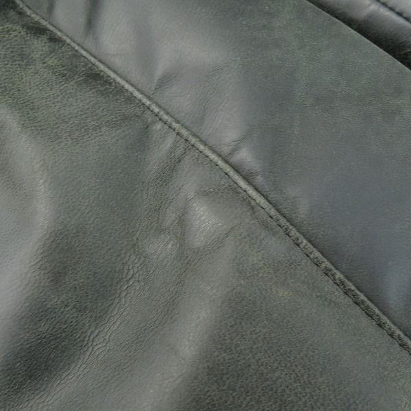 実際に弊社で買取させて頂いたISAMU KATAYAMA BACKLASH/イサムカタヤマバックラッシュ 山羊革/ゴートレザー ダウンジャケット 1216-02/2の画像 7枚目