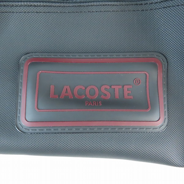 実際に弊社で買取させて頂いたLACOSTE/ラコステ PVC ロゴ型押し ボストンバッグの画像 5枚目