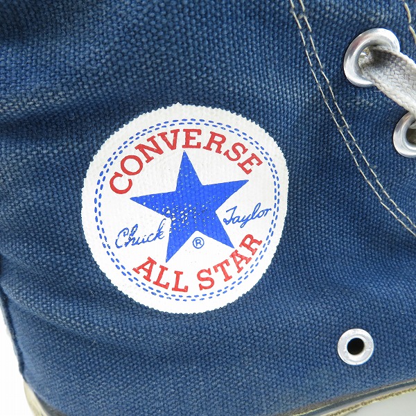 実際に弊社で買取させて頂いたCONVERSE/コンバース 80s ALL STAR/オールスター ハイカット ブルー/7の画像 7枚目