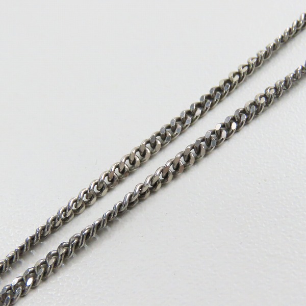 実際に弊社で買取させて頂いたGUCCI/グッチ ゴースト スカル ドクロ 髑髏 GG柄 ネックレスの画像 4枚目