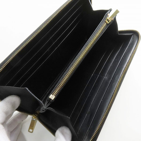 実際に弊社で買取させて頂いたCELINE/セリーヌ ラージ ジップウォレット トリオンフ キャンバス 長財布 10B552BQ3 の画像 4枚目
