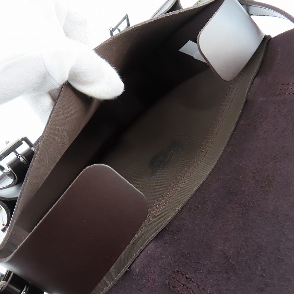 実際に弊社で買取させて頂いたDr.Martens/ドクターマーチン レザー ショルダーバッグ/ブラウンの画像 5枚目