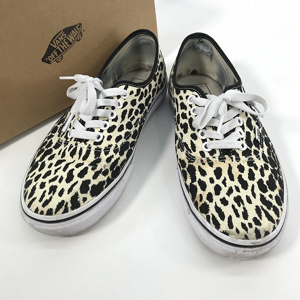 実際に弊社で買取させて頂いた【難有り】VANS×WACKO MARIA/バンズ×ワコマリア V44 AUTHENTIC/オーセンティック レオパード 667569-0001/26.5