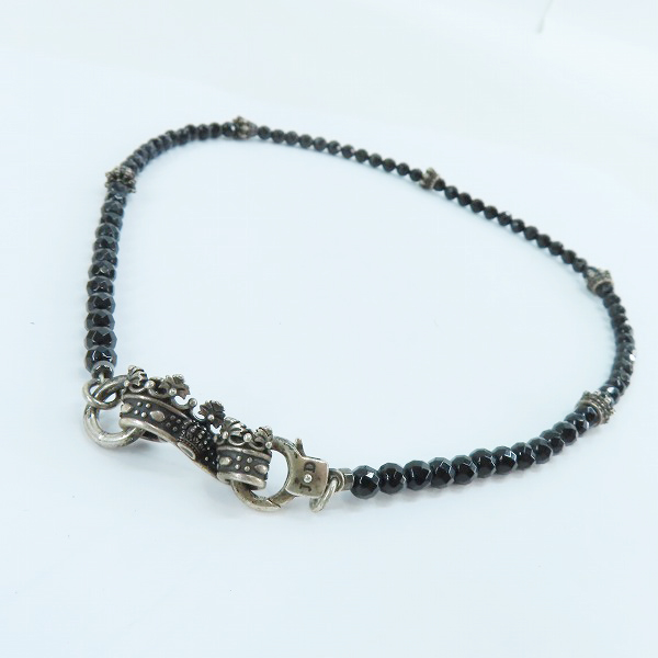 実際に弊社で買取させて頂いたJustin Davis/ジャスティンデイビス BLACK SERPENT/CROWN ブラックサーペント/クラウン ブレスレット SBJ640